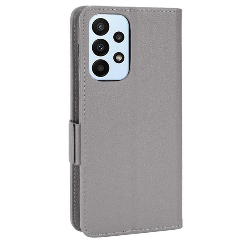 Capa Folio Para Samsung Galaxy M23 5G Estilo Couro Lichia