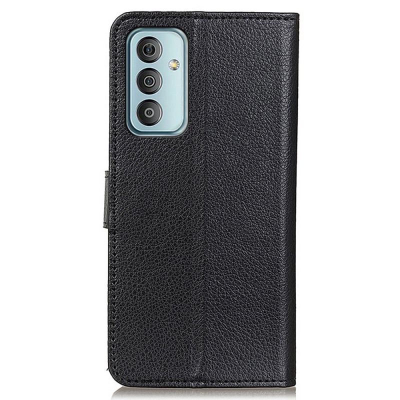 Capa Folio Para Samsung Galaxy M23 5G Estilo Tradicional De Couro