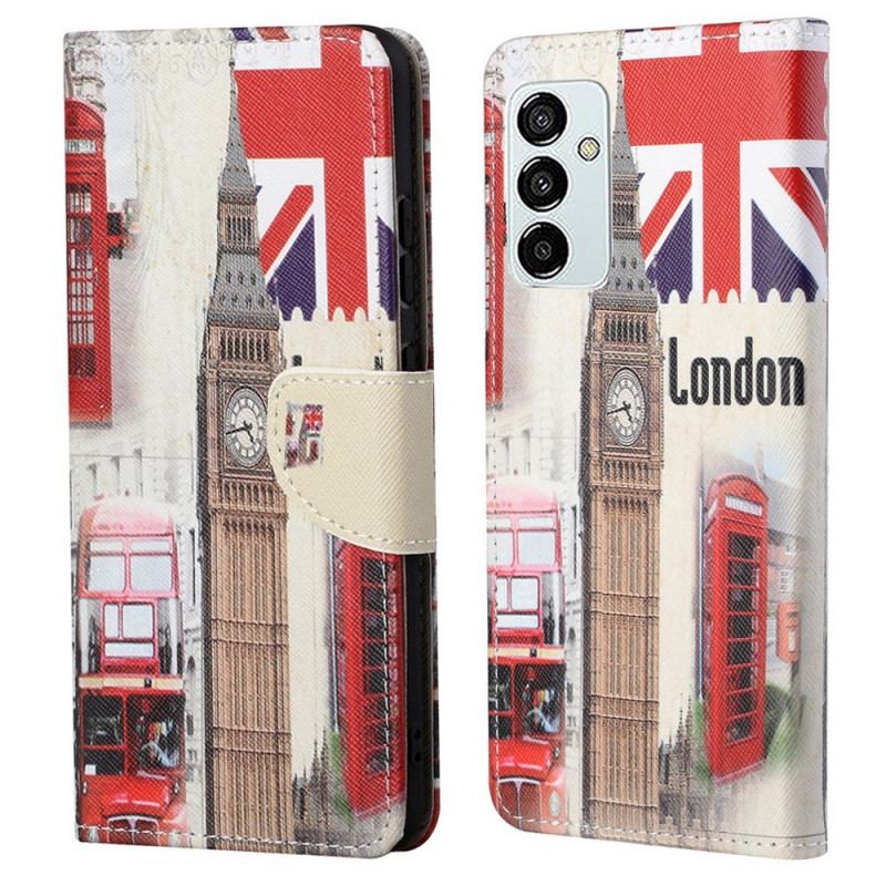 Capa Folio Para Samsung Galaxy M23 5G Londres