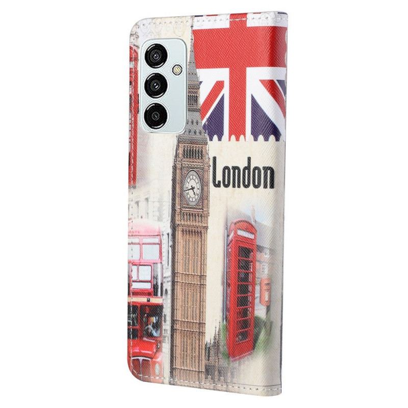 Capa Folio Para Samsung Galaxy M23 5G Londres