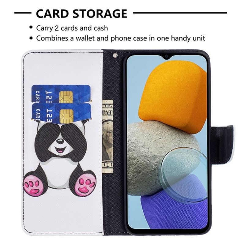 Capa Folio Para Samsung Galaxy M23 5G Panda