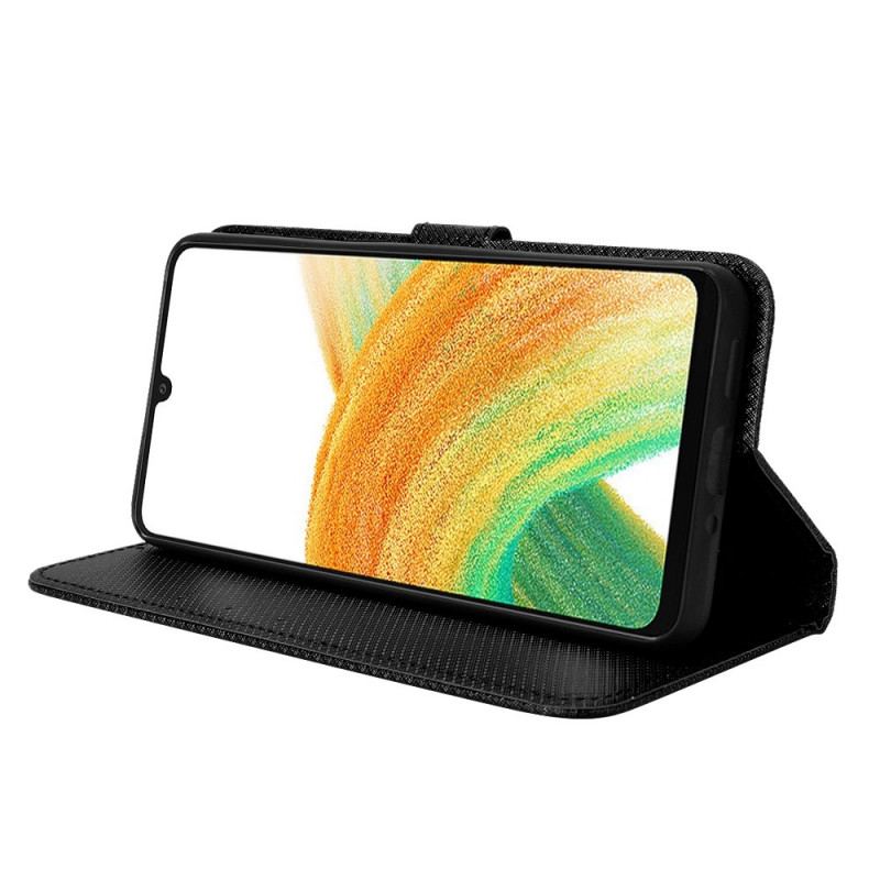 Capa Folio Para Samsung Galaxy M23 5G Texturizado