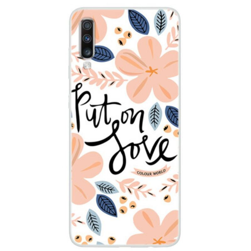 Capa De Celular Para Samsung Galaxy A70 Coloque Amor