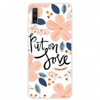 Capa De Celular Para Samsung Galaxy A70 Coloque Amor