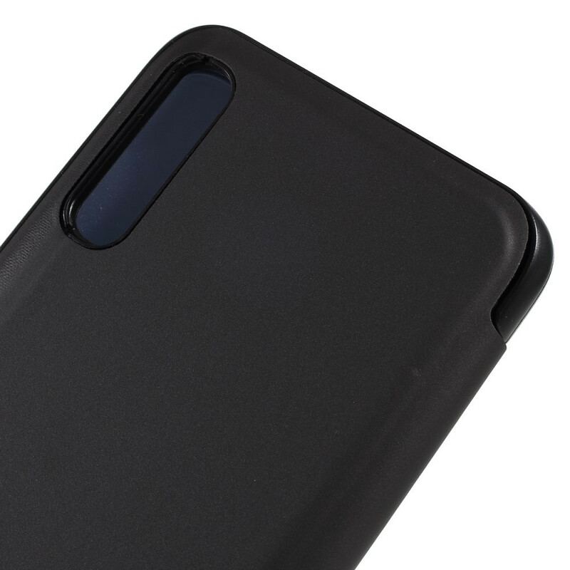 Capa De Celular Para Samsung Galaxy A70 Efeito Espelho E Couro