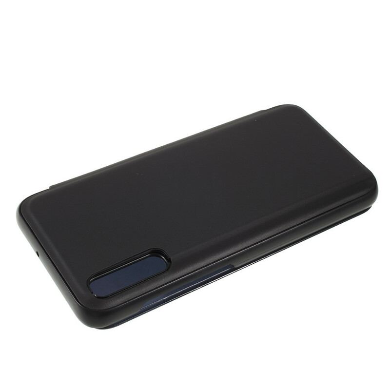 Capa De Celular Para Samsung Galaxy A70 Efeito Espelho E Couro