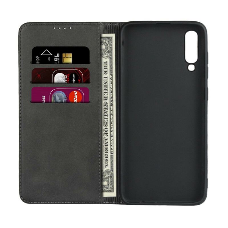 Capa De Celular Para Samsung Galaxy A70 Flip Estilo Couro Sobriedade