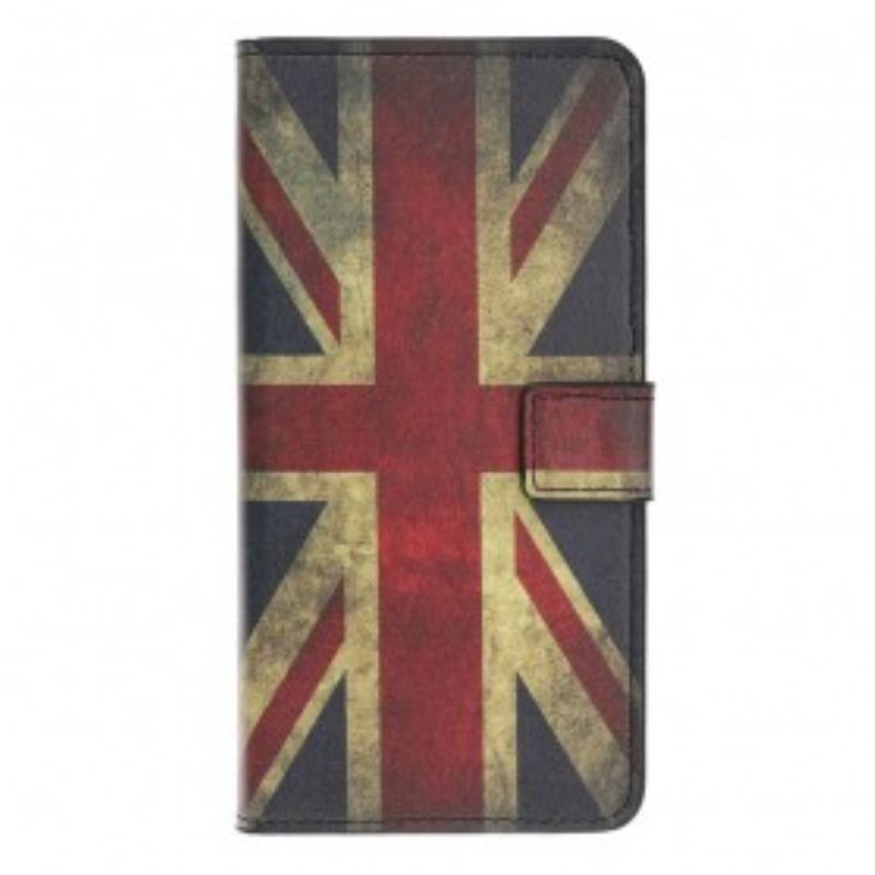 Capa De Couro Para Samsung Galaxy A70 Bandeira Da Inglaterra