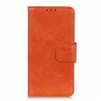 Capa De Couro Para Samsung Galaxy A70 Efeito Couro Brilhante