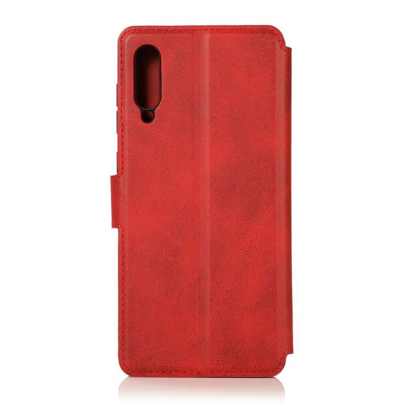 Capa Flip Para Samsung Galaxy A70 Efeito Couro Luxuoso