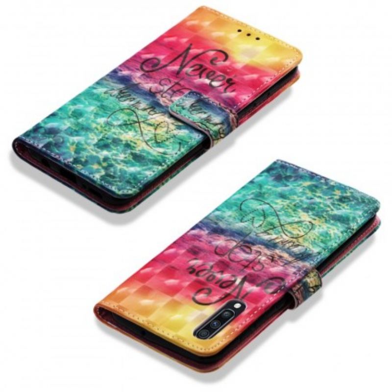 Capa Flip Para Samsung Galaxy A70 Nunca Pare De Sonhar