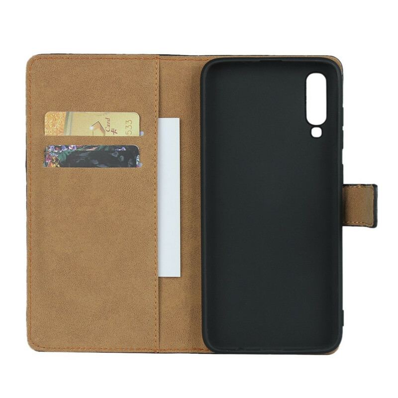 Capa Flip Para Samsung Galaxy A70 O Couro