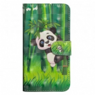 Capa Flip Para Samsung Galaxy A70 Panda E Bambu