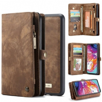 Capa Capa Folio Para Samsung Galaxy A70 Caseme Destacável