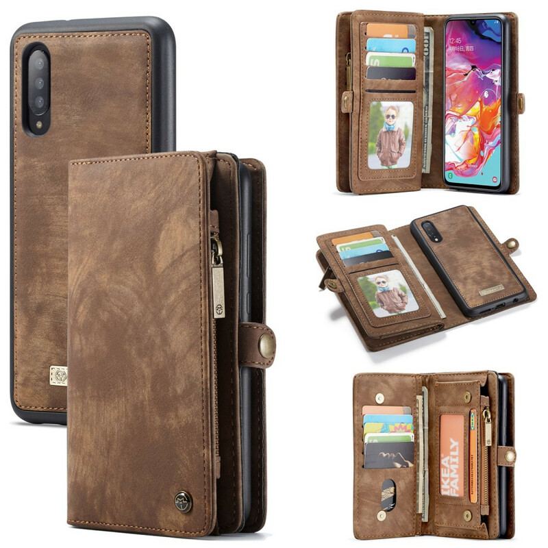 Capa Capa Folio Para Samsung Galaxy A70 Caseme Destacável