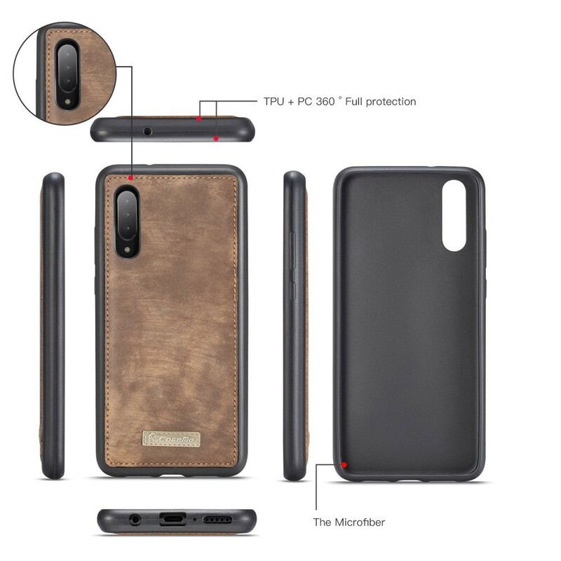 Capa Capa Folio Para Samsung Galaxy A70 Caseme Destacável