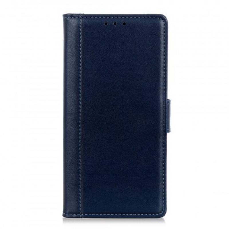 Capa Folio Para Samsung Galaxy A70 Couro Sério