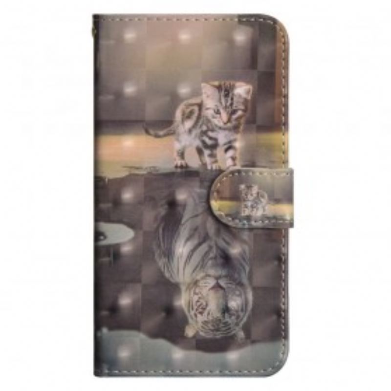 Capa Folio Para Samsung Galaxy A70 Ernesto O Tigre