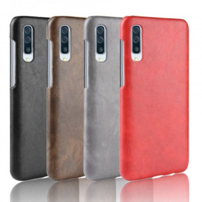 Capa Para Samsung Galaxy A70 Efeito Couro Lichia