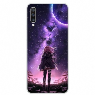 Capa Para Samsung Galaxy A70 Lua Cheia Mágica