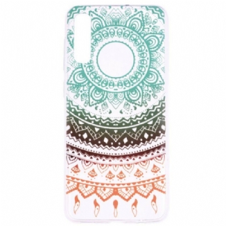 Capa Para Samsung Galaxy A70 Mandala Colorida Vintage Sem Costura