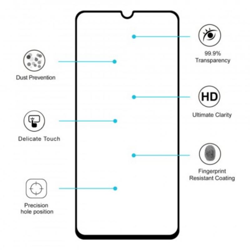 Proteção De Vidro Temperado Para Samsung Galaxy A70 Hat Prince