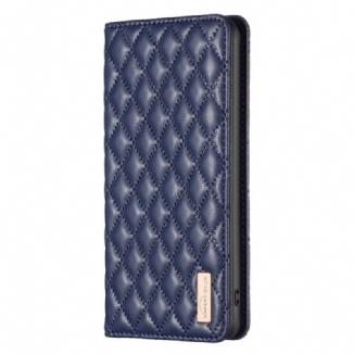 Capa De Celular Para Xiaomi 12T / 12T Pro Flip Cor Binfen Acolchoada