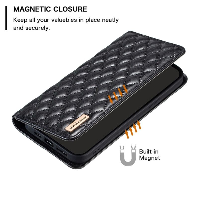 Capa De Celular Para Xiaomi 12T / 12T Pro Flip Cor Binfen Acolchoada