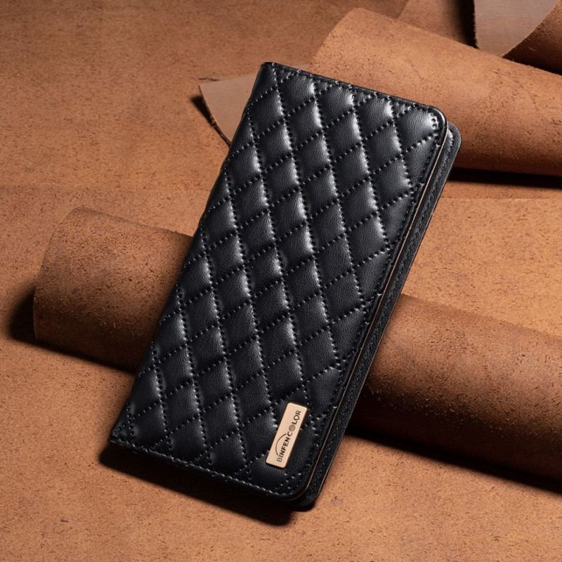 Capa De Celular Para Xiaomi 12T / 12T Pro Flip Cor Binfen Acolchoada