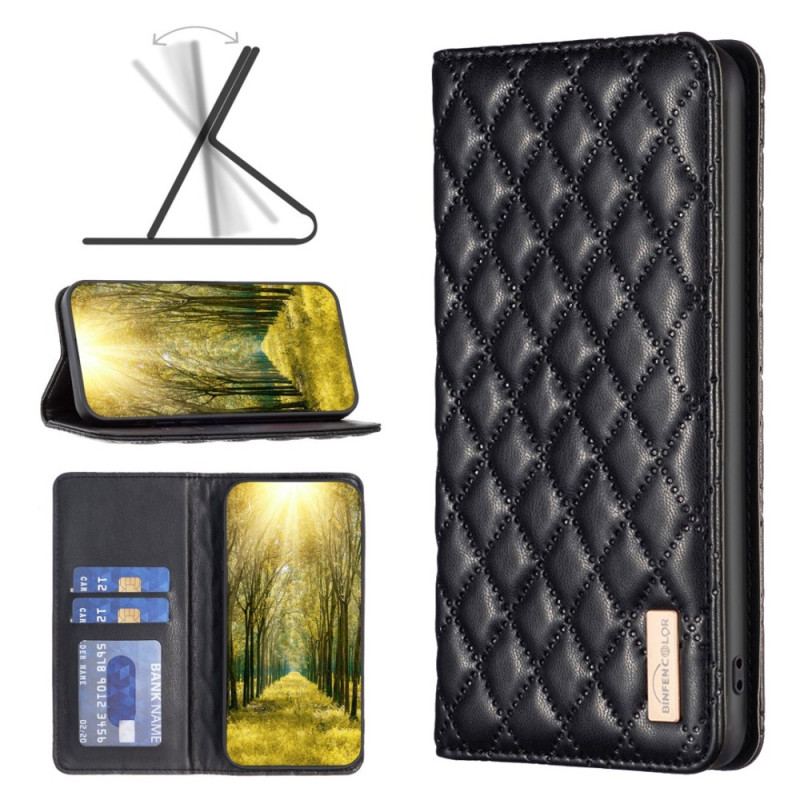 Capa De Celular Para Xiaomi 12T / 12T Pro Flip Cor Binfen Acolchoada