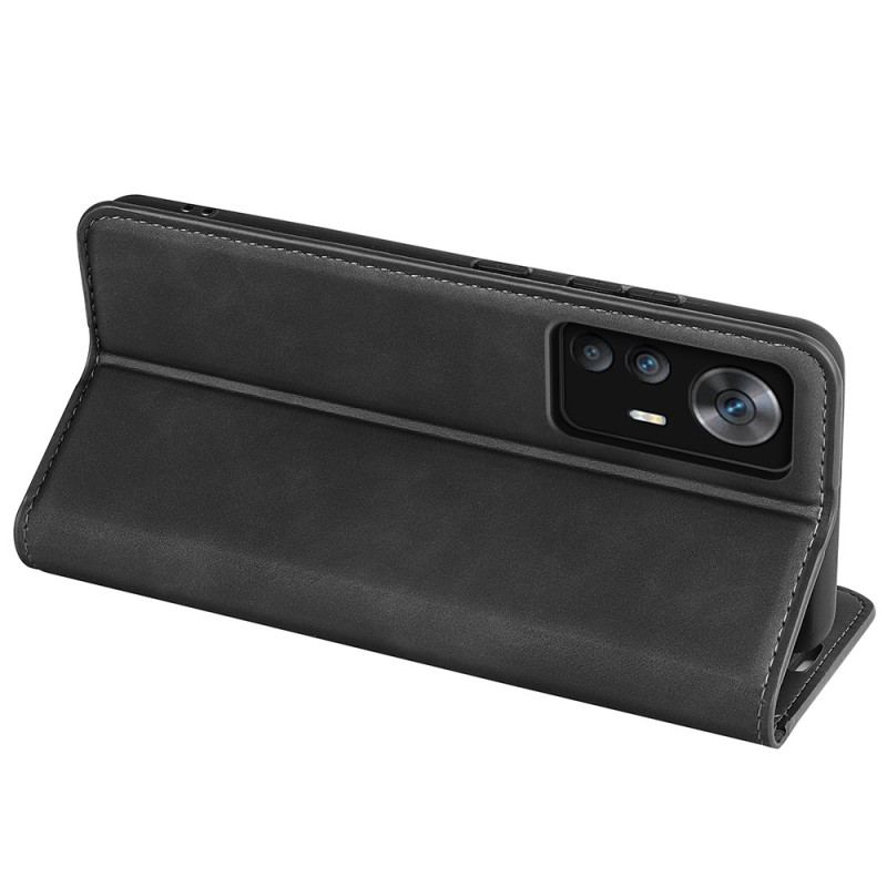 Capa De Celular Para Xiaomi 12T / 12T Pro Flip Couro Sintético