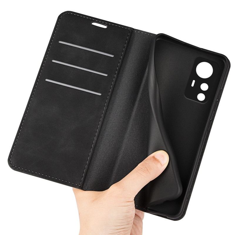 Capa De Celular Para Xiaomi 12T / 12T Pro Flip Couro Sintético