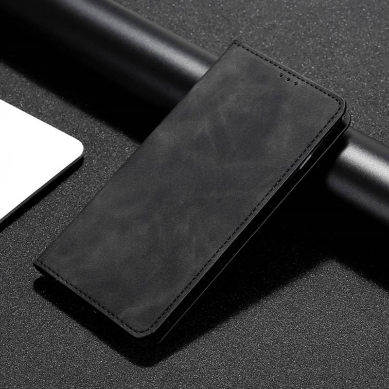 Capa De Celular Para Xiaomi 12T / 12T Pro Flip Efeito Couro