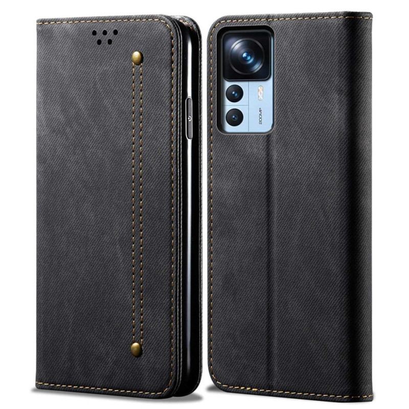 Capa De Celular Para Xiaomi 12T / 12T Pro Flip Tecido