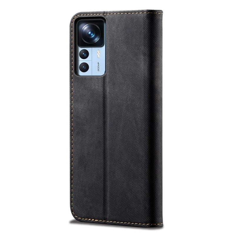 Capa De Celular Para Xiaomi 12T / 12T Pro Flip Tecido