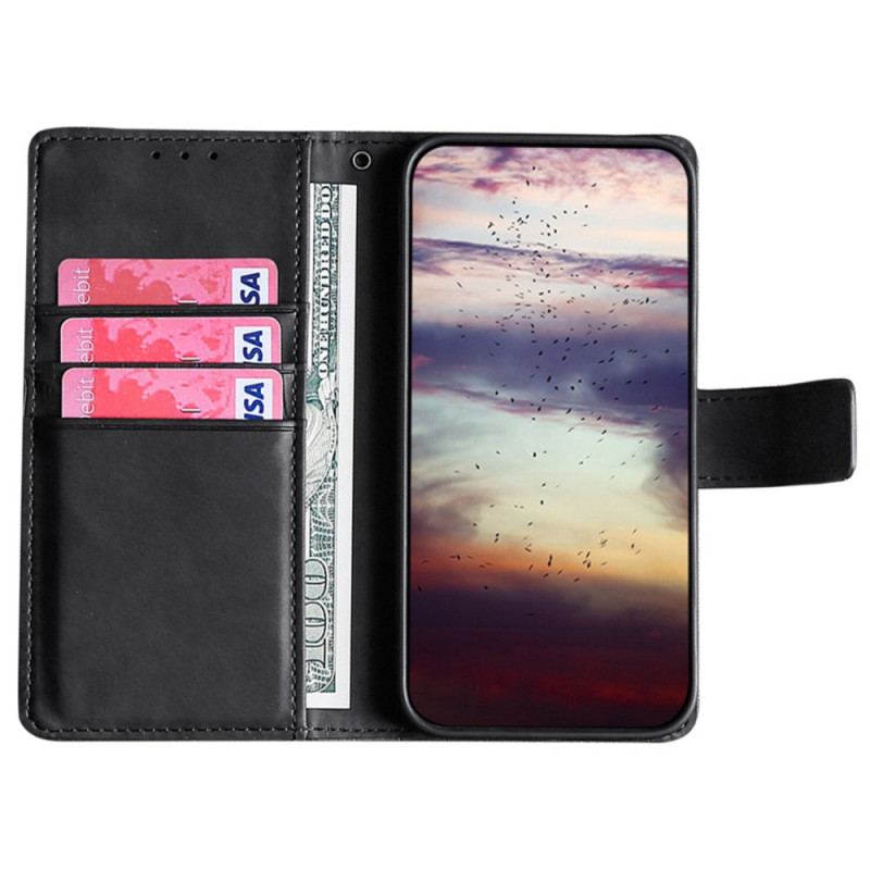 Capa De Couro Para Xiaomi 12T / 12T Pro Crocodilo Com Toque De Pele