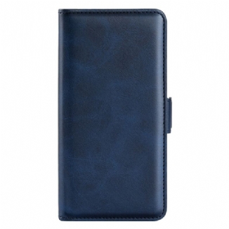 Capa De Couro Para Xiaomi 12T / 12T Pro Fecho Duplo