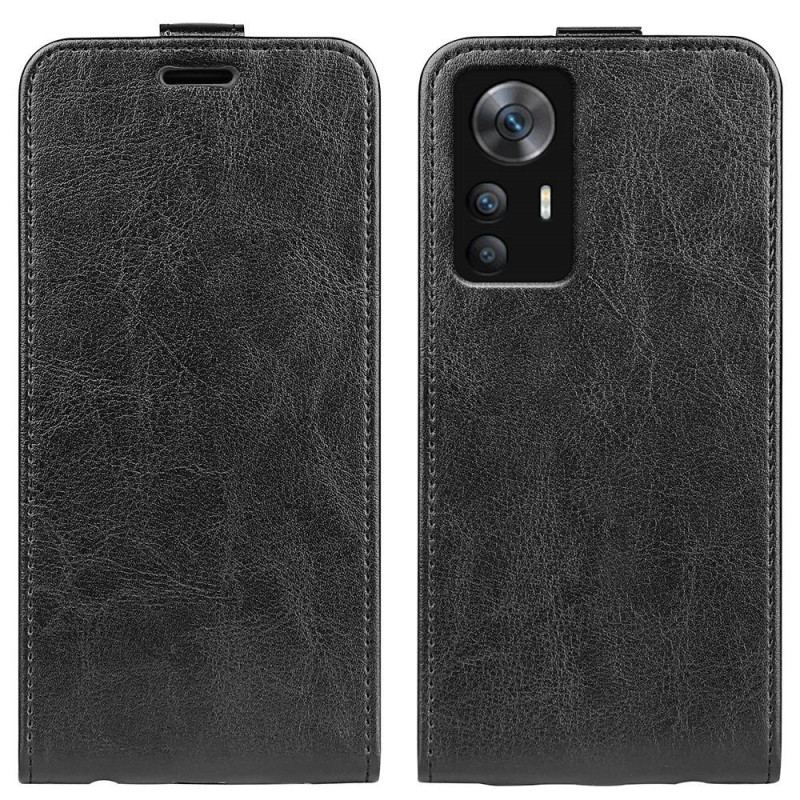 Capa De Couro Para Xiaomi 12T / 12T Pro Flip Aba Vertical