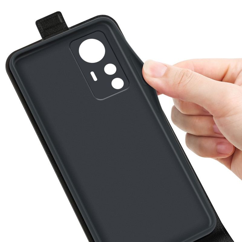 Capa De Couro Para Xiaomi 12T / 12T Pro Flip Aba Vertical