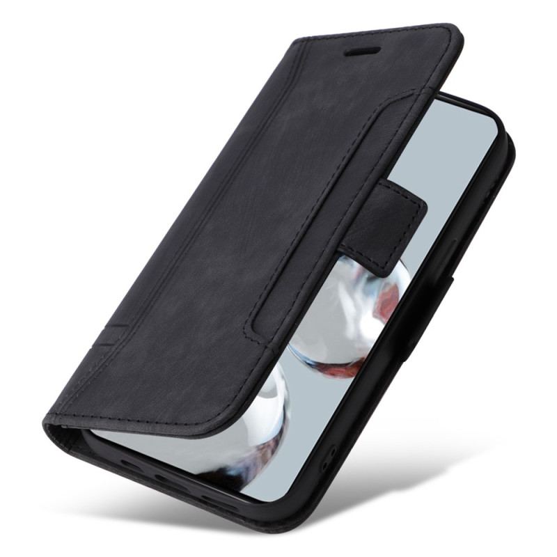 Capa De Couro Para Xiaomi 12T / 12T Pro Porta-cartões Frontal Betopnice