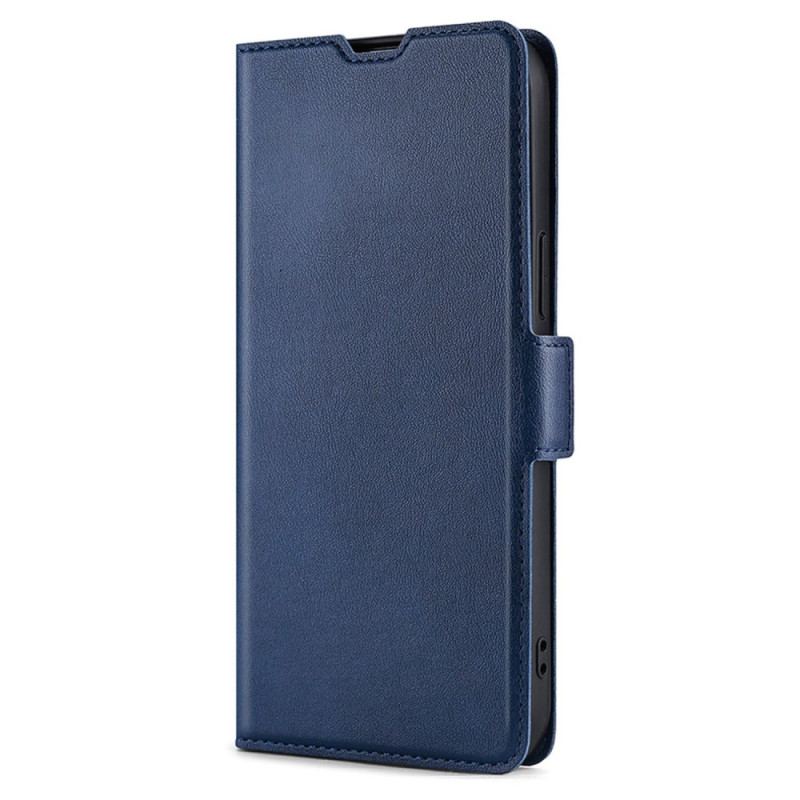 Capa Em Pele Para Xiaomi 12T / 12T Pro Couro Falso Ultrafino