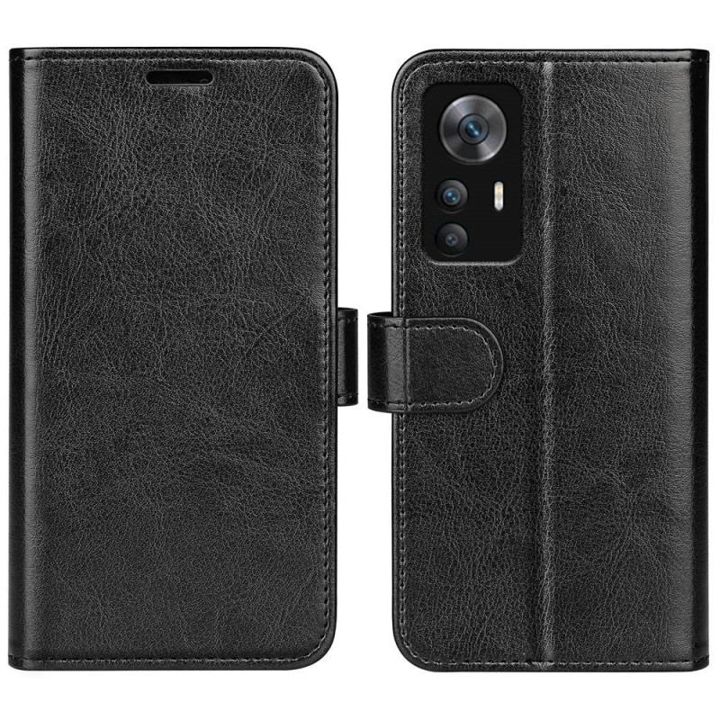 Capa Em Pele Para Xiaomi 12T / 12T Pro Couro Sintético