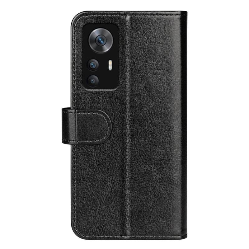 Capa Em Pele Para Xiaomi 12T / 12T Pro Couro Sintético