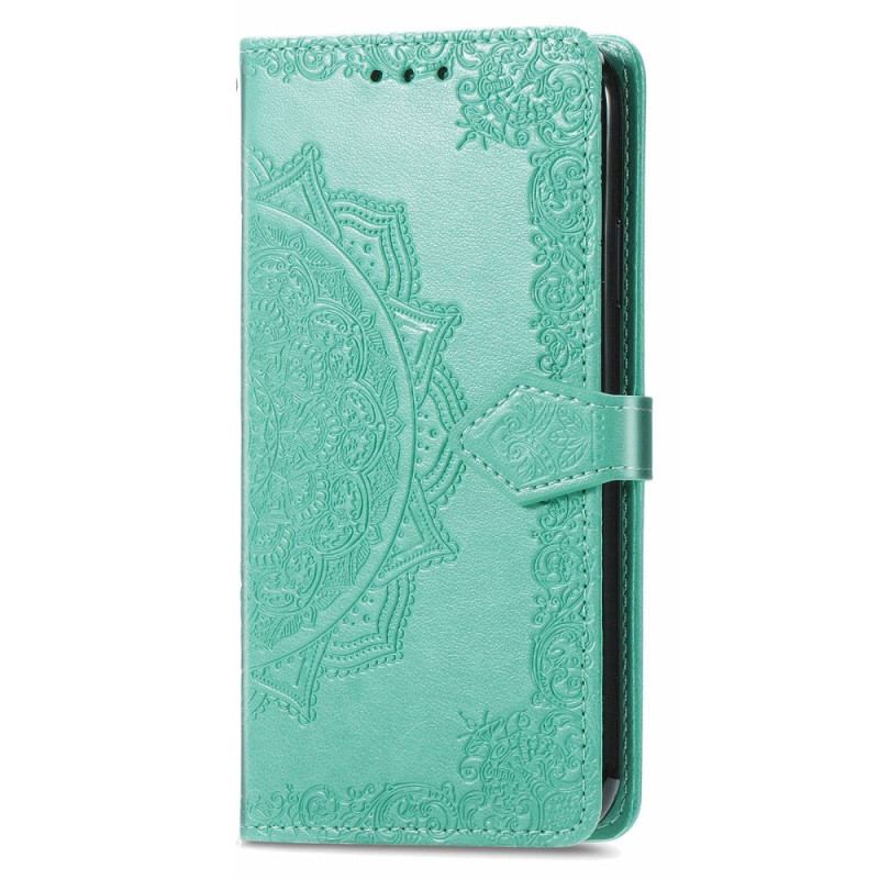 Capa Em Pele Para Xiaomi 12T / 12T Pro Mandala Vintage