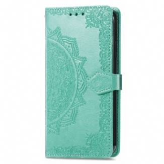 Capa Em Pele Para Xiaomi 12T / 12T Pro Mandala Vintage