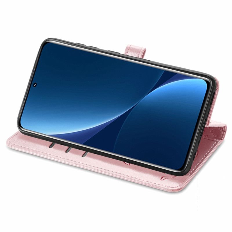 Capa Flip Para Xiaomi 12T / 12T Pro De Cordão Animais Tanga