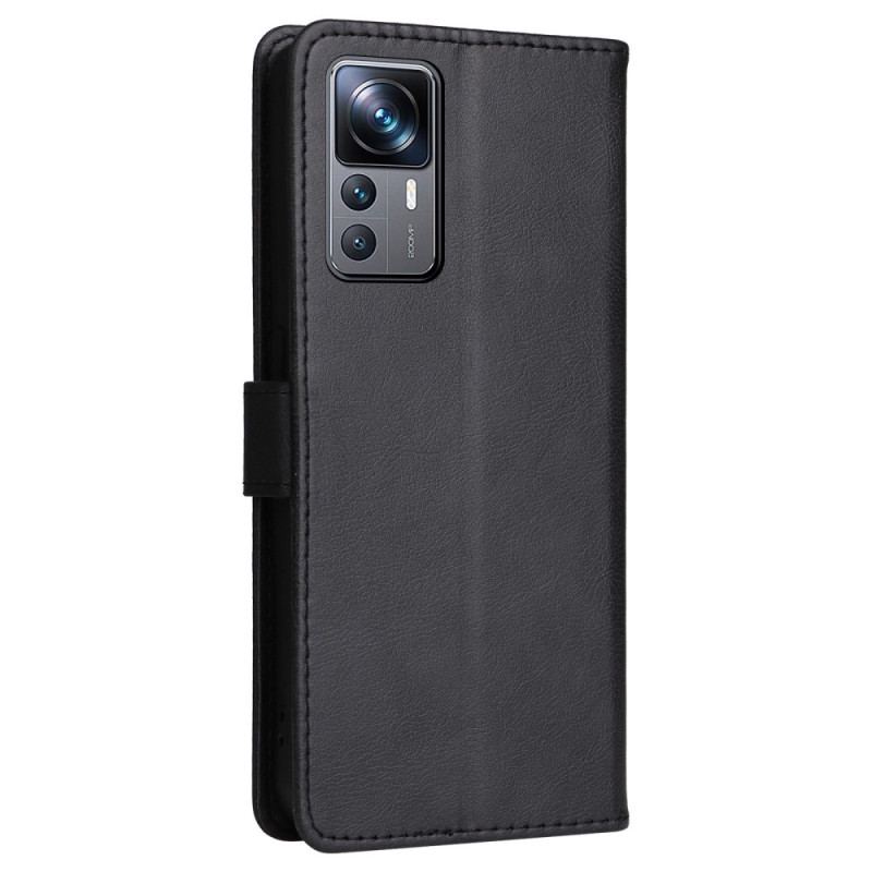 Capa Flip Para Xiaomi 12T / 12T Pro De Cordão Simples Com Alça