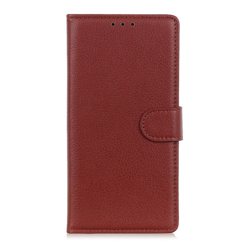 Capa Flip Para Xiaomi 12T / 12T Pro Couro Falso Tradicional