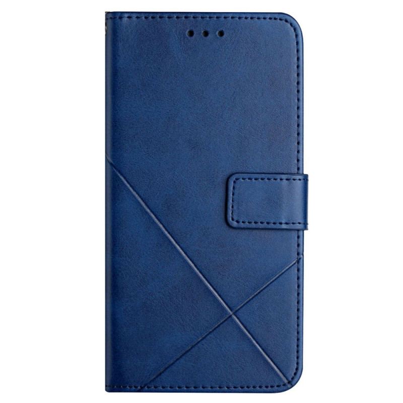 Capa Flip Para Xiaomi 12T / 12T Pro Estilo X Design Geo Couro