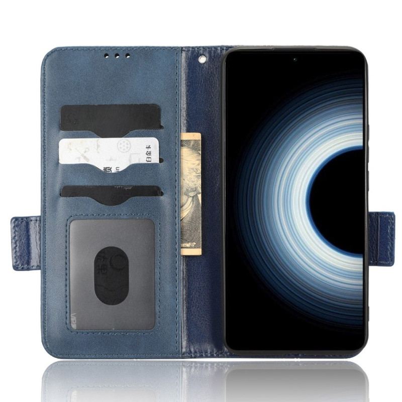 Capa Flip Para Xiaomi 12T / 12T Pro Triângulos Estilo Retrô